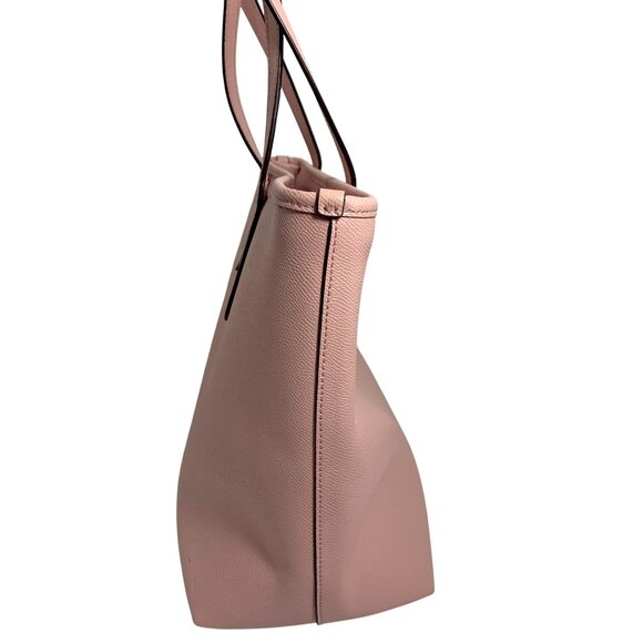 Coach Large City Zip Tote Light Ballet Pink Crossgrain Leather F58846 w/ Tag - Picture 3 of 15